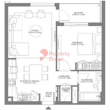 Type 1A Building 3 Unit 3,4 Level 1