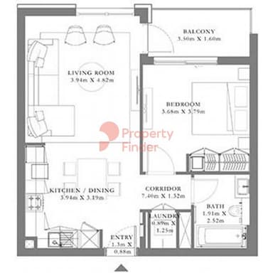 Type 2 Building 4 Unit 1 Level 2-4