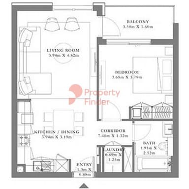 Type 2A Building 4 Unit 1 Level 1