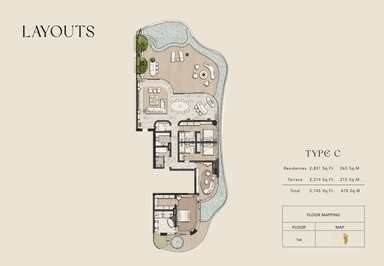 3 Bedroom Penthouse