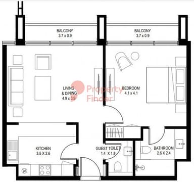1 Bedroom Apartment