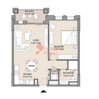 1 Bedroom Apartment