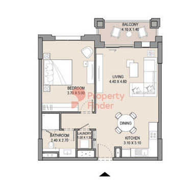 1 Bedroom Apartment