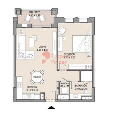 1 Bedroom Apartment