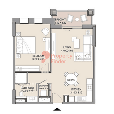1 Bedroom Apartment
