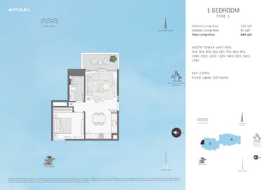 1BR Type 1