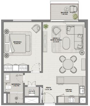Type 1A -1 Level 1-5 & 6-8 & 9 Building B - 4