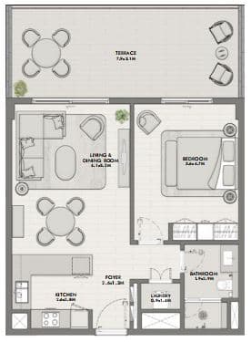 Type 1D Ground Floor  Building B - 5