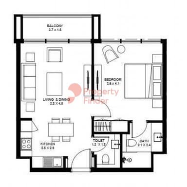 1 Bedroom Apartment