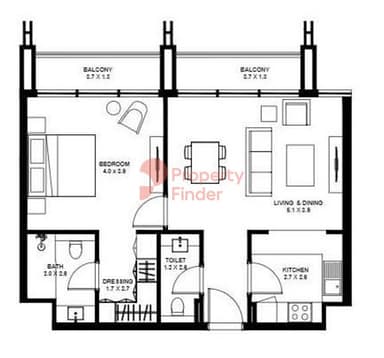 1 Bedroom Apartment