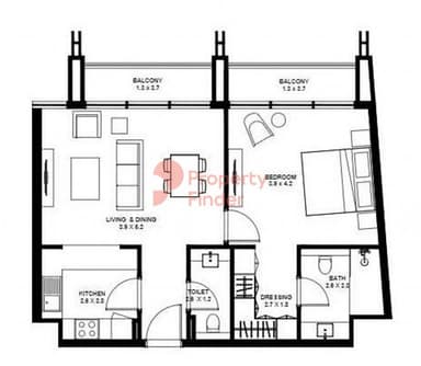 1 Bedroom Apartment