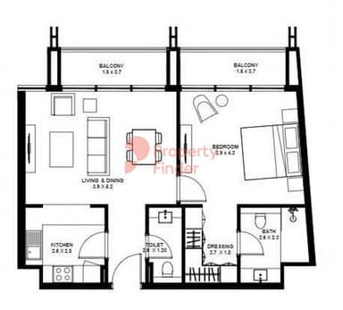 1 Bedroom Apartment