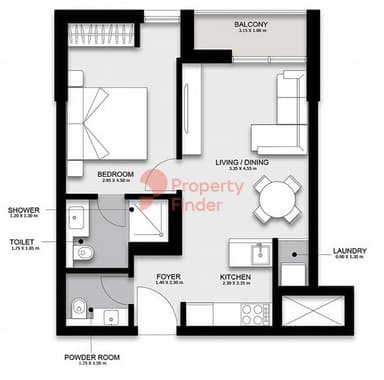 1 Bedroom Apartment