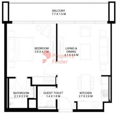 1 Bedroom Apartment