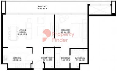 1 Bedroom Apartment