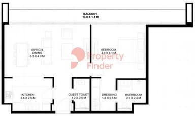 1 Bedroom Apartment