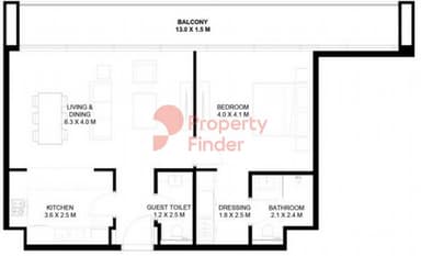 1 Bedroom Apartment