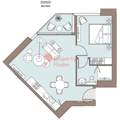 1 Bedroom Apartment