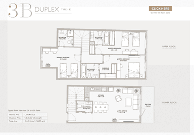 3 Bedroom Duplex