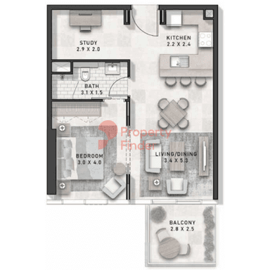 1 Bedroom Apartment