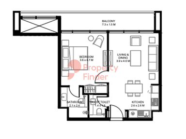 1 Bedroom Apartment
