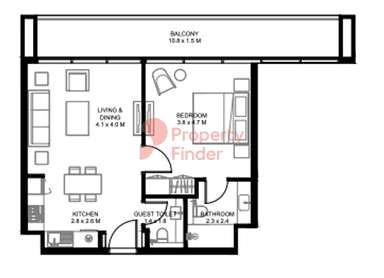 1 Bedroom Apartment