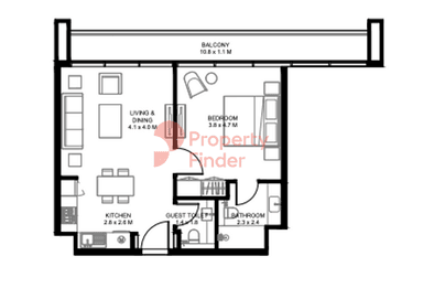 1 Bedroom Apartment