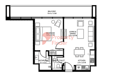 1 Bedroom Apartment