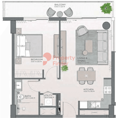 1 Bedroom Apartment