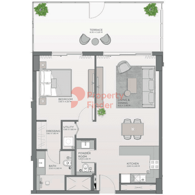 1 Bedroom Apartment