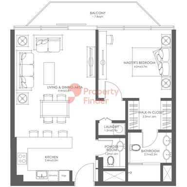 1 Bedroom Apartment