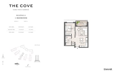 Building 8 - Level G, Unit 01 - 1BD