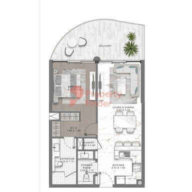 1 Bedroom Apartment