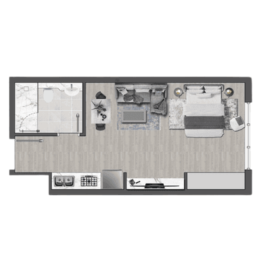 Type Unit 304 | Floor 3