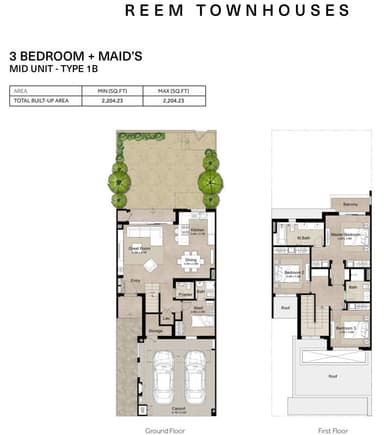 3 Bedroom Townhouse