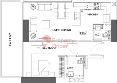1 Bedroom Apartment
