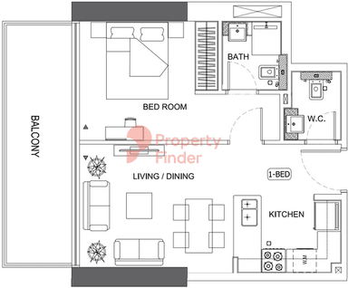 1 Bedroom Apartment