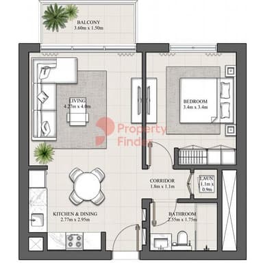1 Bedroom Apartment