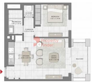 Building 2, Level 7-1 Bedroom Apartment