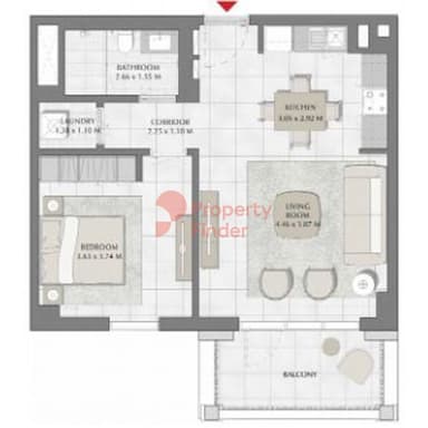 Building 2, Level 8,9-1 Bedroom Apartment
