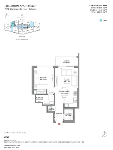 1 Bedroom Apartment