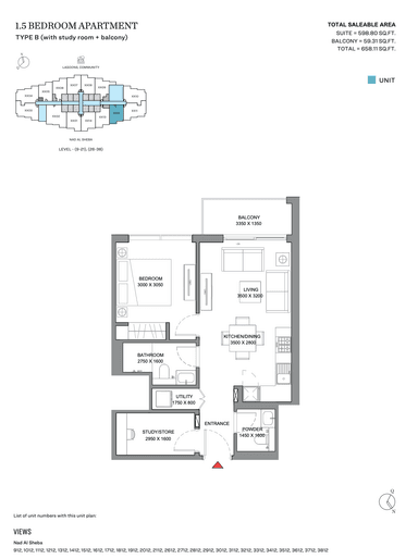 1 Bedroom Apartment