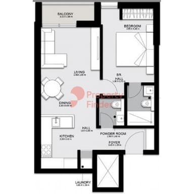 1 Bedroom Apartment