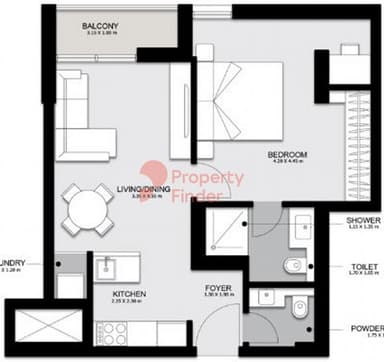 1 Bedroom Apartment