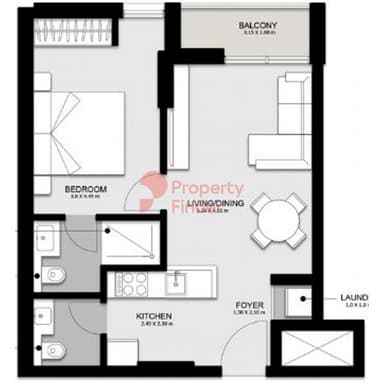 1 Bedroom Apartment