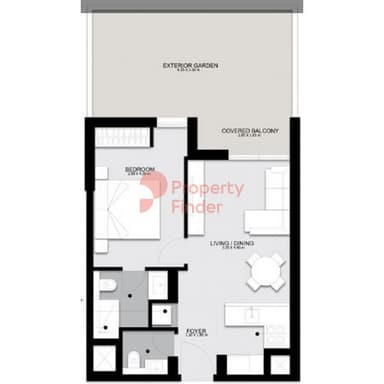 1 Bedroom Apartment