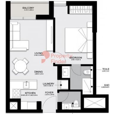 1 Bedroom Apartment