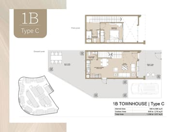 1 Bedroom Townhouse