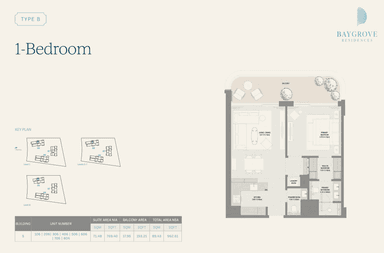 Type B | 1-Bedroom