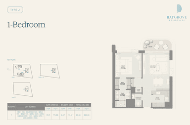 Type J | 1-Bedroom